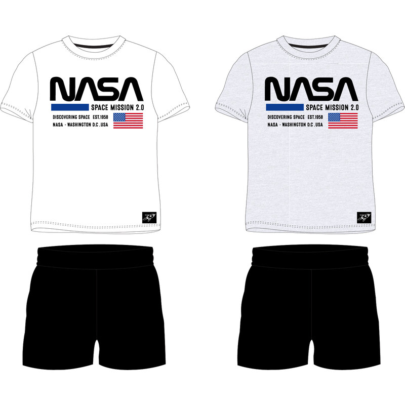 Nasa - licence Chlapecké pyžamo - NASA 5204337, bílá / černá