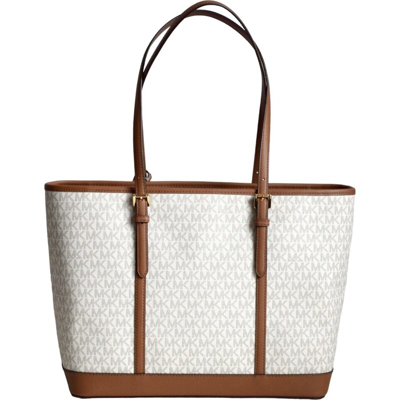 Kabelka Michael Kors lg Jet Set tote logo vanilla