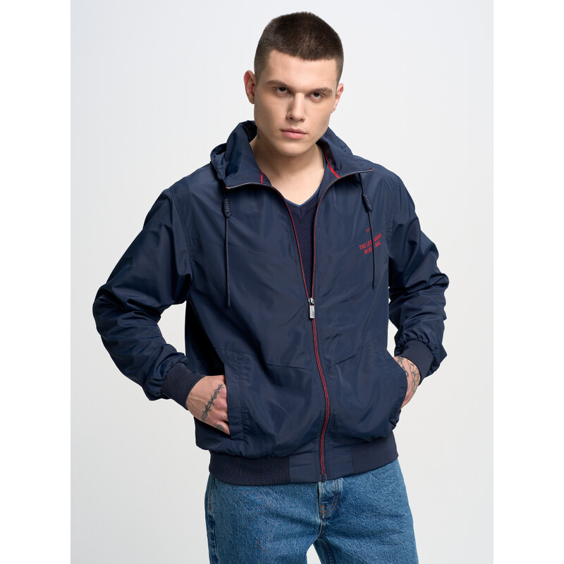 Big Star Man's Jacket Outerwear 130356 Blue 403