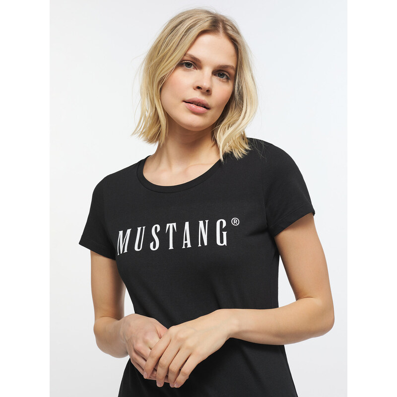 Maglietta Uomo MUSTANG – Basic Con Stampa, 100% Cotone, Taglie Forti Fino A 6XL, Colori Vari - 3