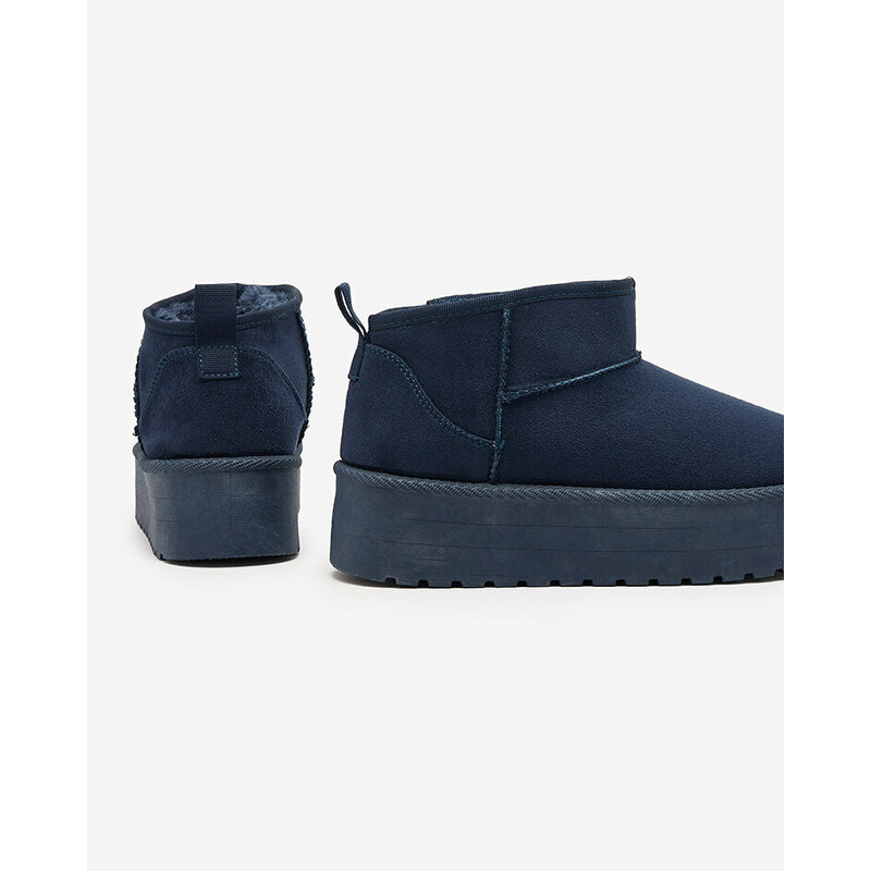 Seastar Royalfashion Navy blue krátké dámské boty a'la snow boots Teritsi