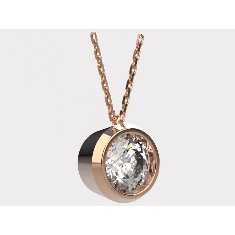 Linger Dámský zlatý náhrdelník 012