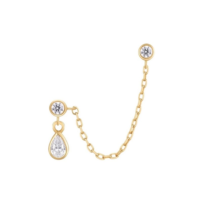 Buddha jewelry Bezzávitová koncovka piercingu Mischief ze 14 kt
