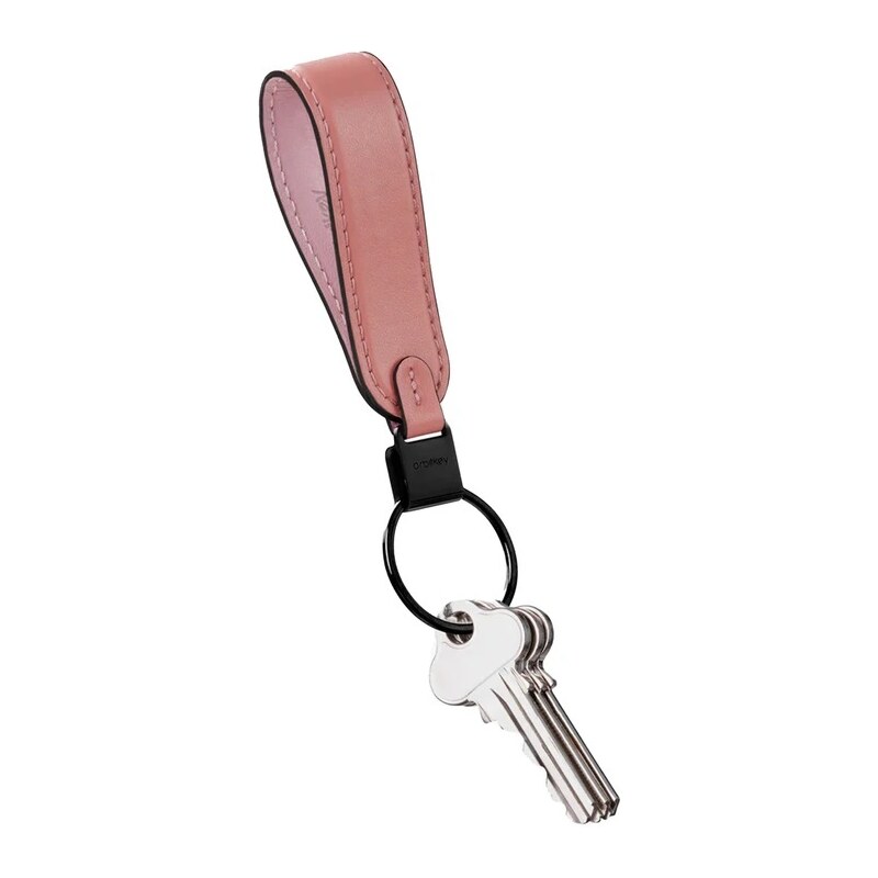 Kožené poutko na klíče Orbitkey Loop Keychain Cotton Candy