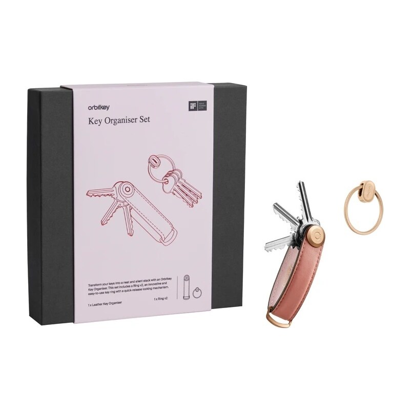 Dárková sada Orbitkey 2.0 limitovaná edice Cotton Candy + Rose
