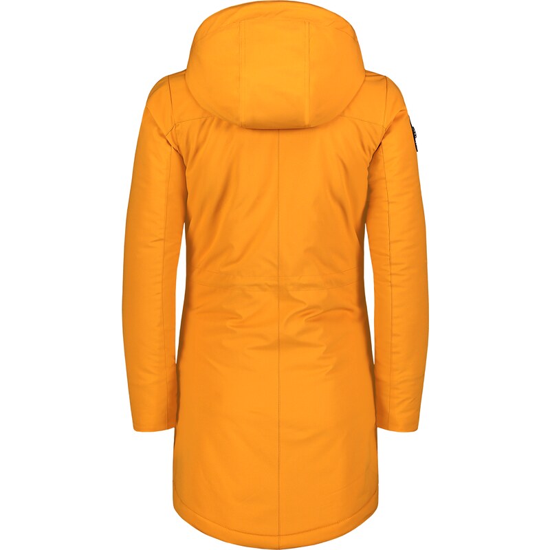 Nordblanc Žlutý dámský nepromokavý zimní kabát BLACKFROST