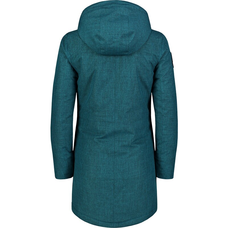 Nordblanc Zelený dámský nepromokavý zimní kabát BLACKFROST