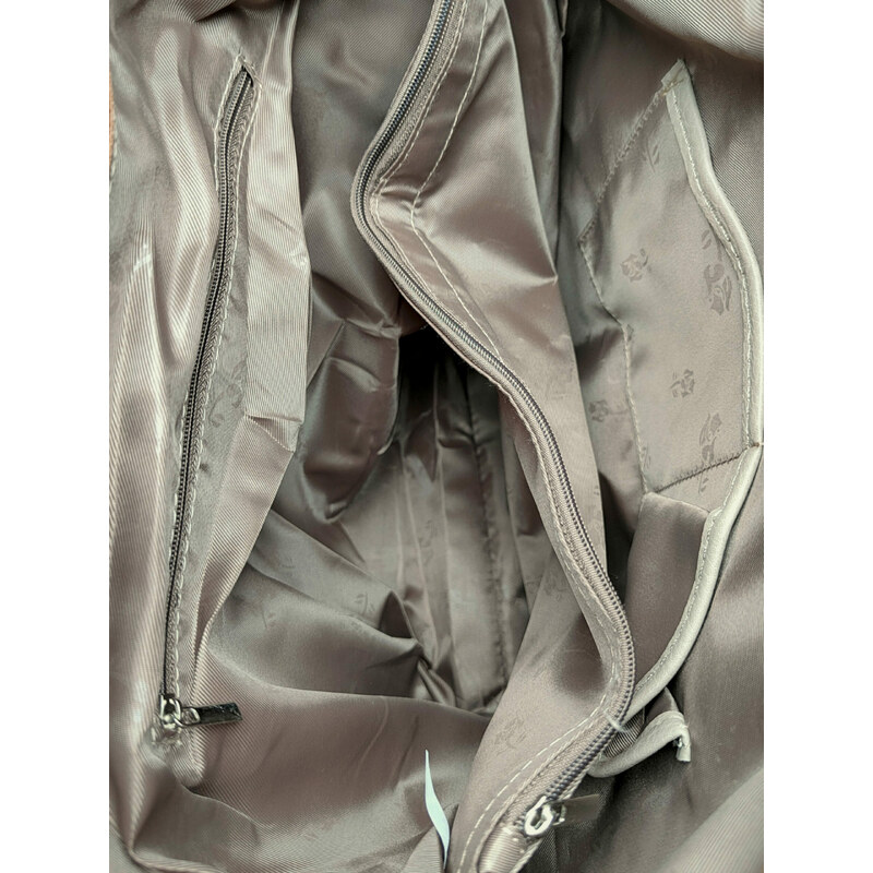 Tapple Velký středně hnědý kabelko-batoh s kapsami