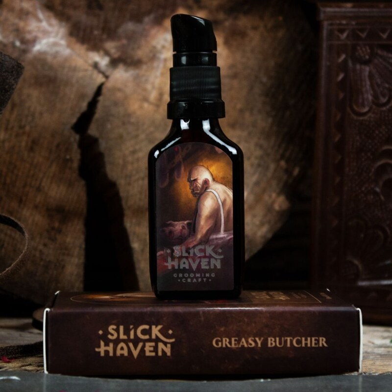 Slickhaven Greasy Butcher Beard Oil olej na vousy 30 ml
