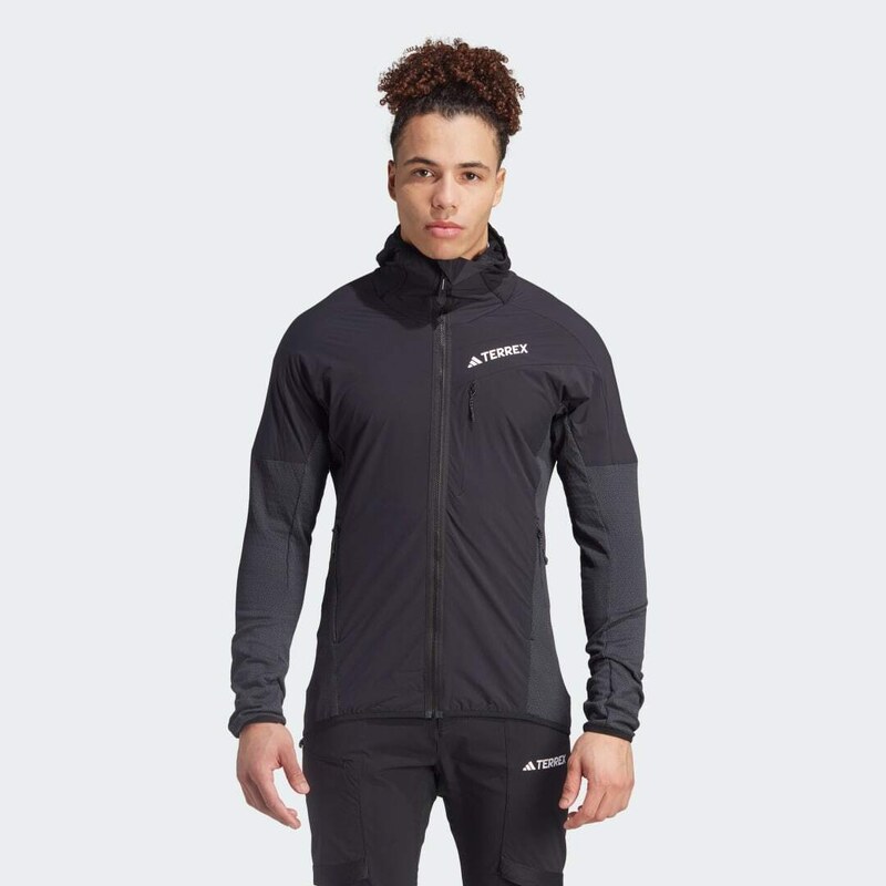 Adidas Větrovka Terrex Techrock Hooded Wind Fleece