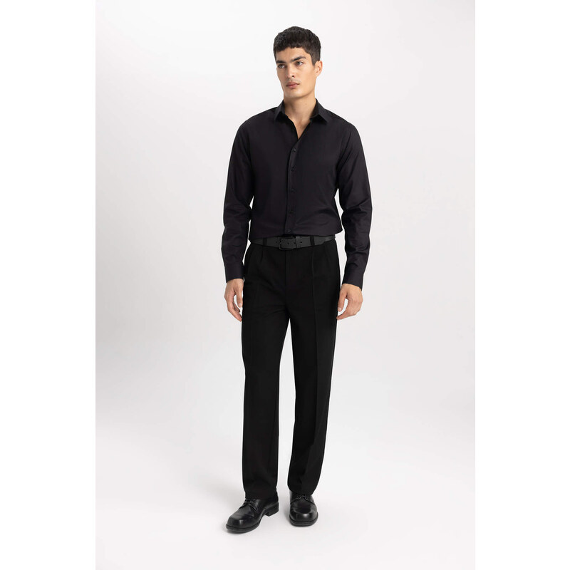 DEFACTO Slim Fit Long Sleeve Shirt