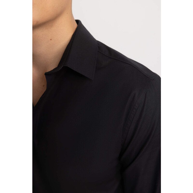 DEFACTO Slim Fit Long Sleeve Shirt