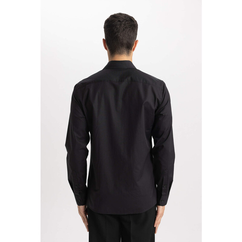 DEFACTO Slim Fit Long Sleeve Shirt