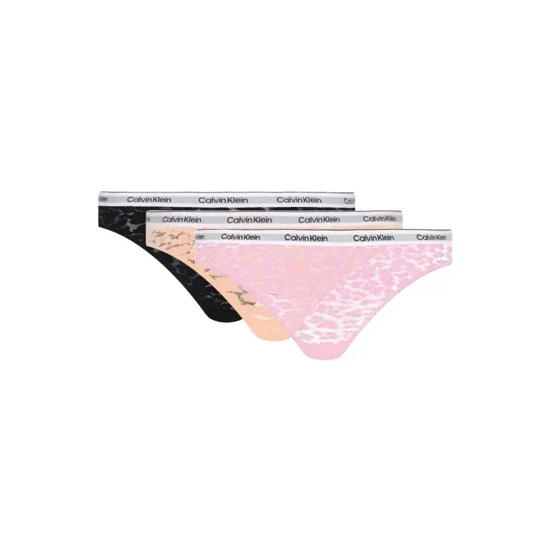 Calvin Klein Underwear Krajkové kalhotky brazilky 3-pack
