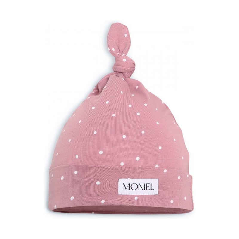 Moniel souprava do porodnice pro maminku vel. XL a miminko Newborn Dots růžová