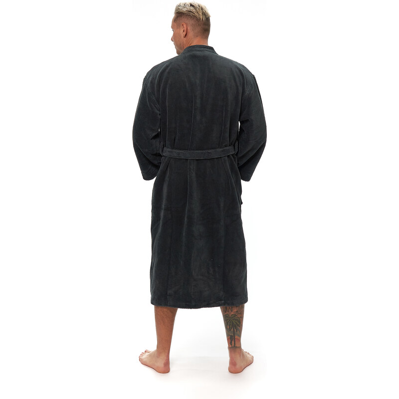 Interkontakt Pánský župan kimono, Cool Gray S