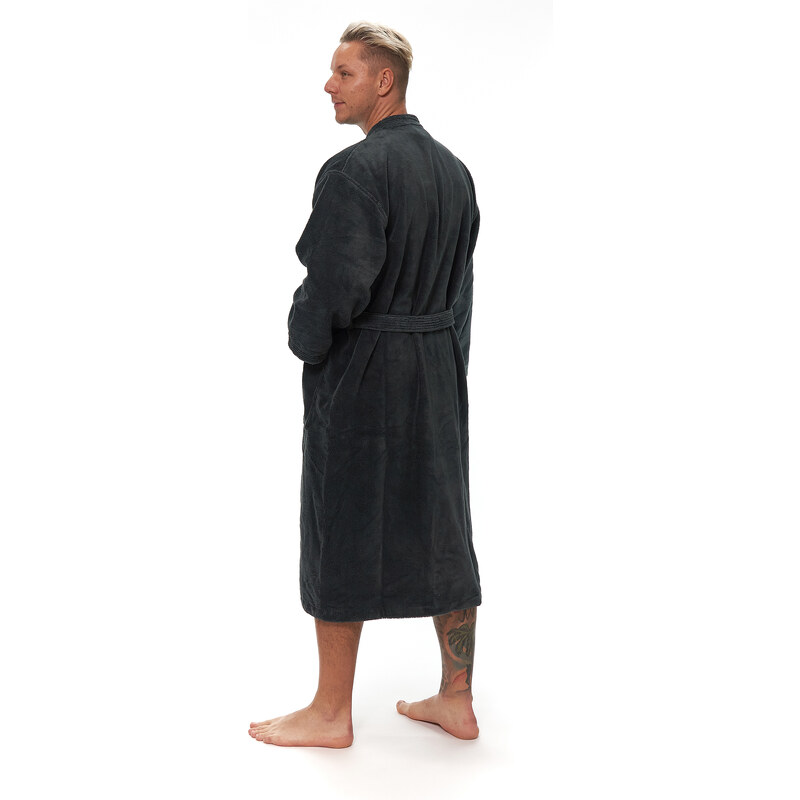 Interkontakt Pánský župan kimono, Cool Gray S