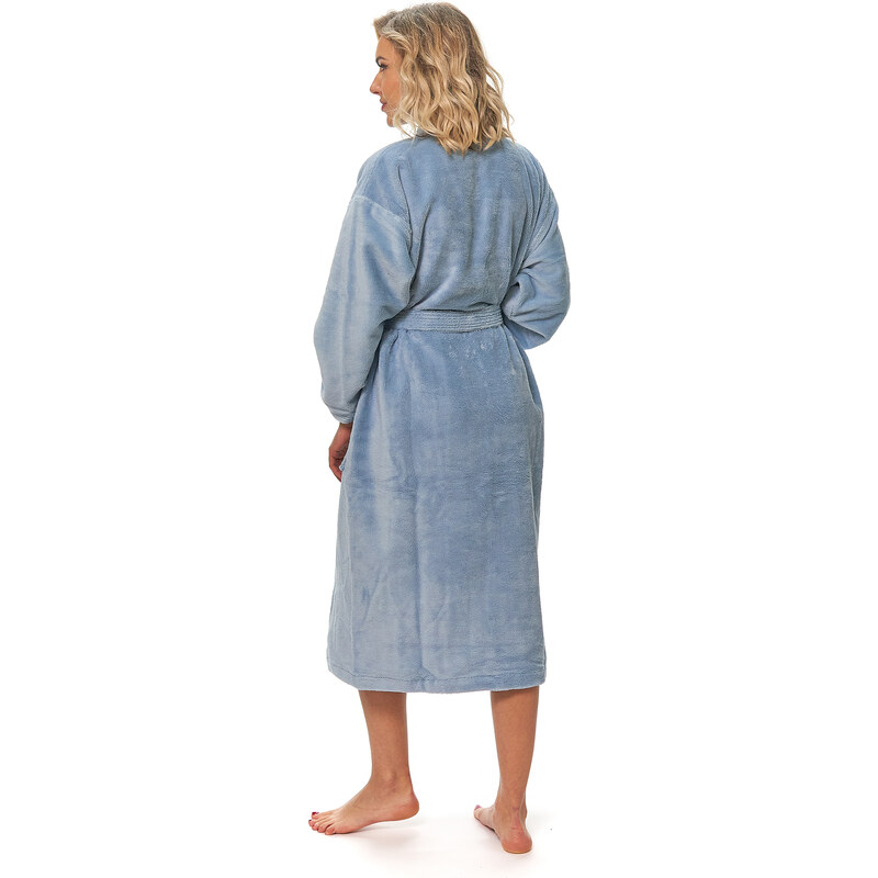 Interkontakt Dámský župan kimono, Fog Blue S