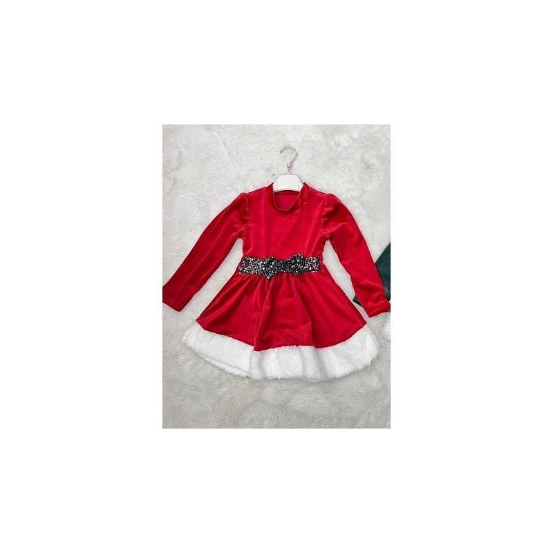 By Mini - butik Santas girl šaty s mašlí