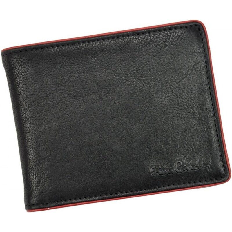 Pánská kožená peněženka na šířku Pierre Cardin Deniss, černá