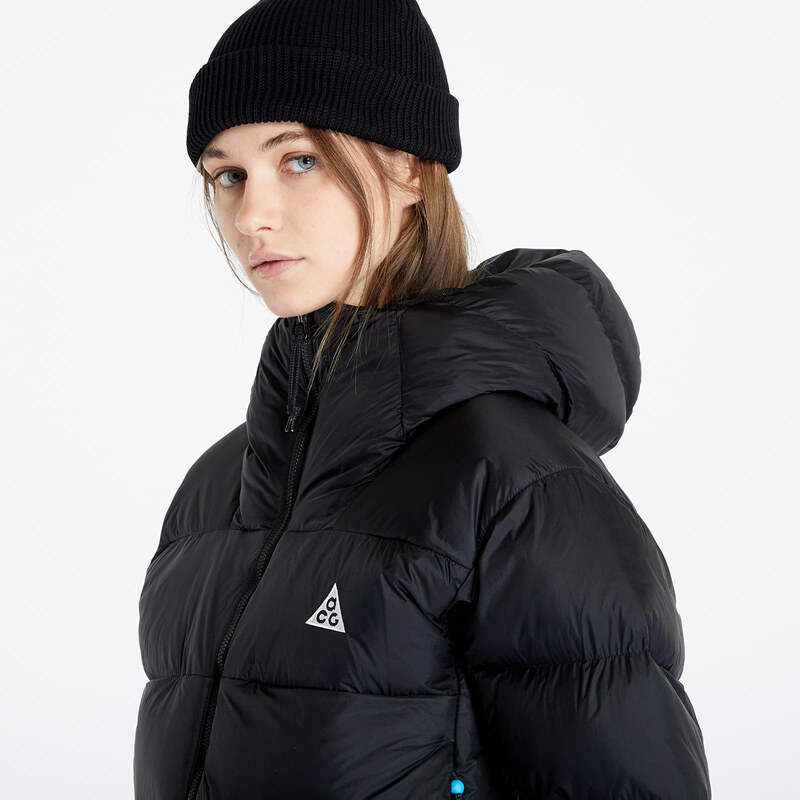 Dámská péřová bunda Nike ACG Therma-FIT Women's "Lunar Lake" Puffer Jacket Black/ Summit White