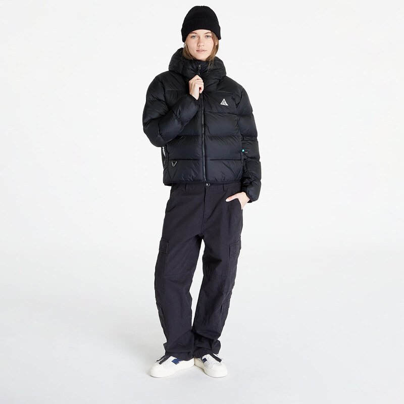 Dámská péřová bunda Nike ACG Therma-FIT Women's "Lunar Lake" Puffer Jacket Black/ Summit White