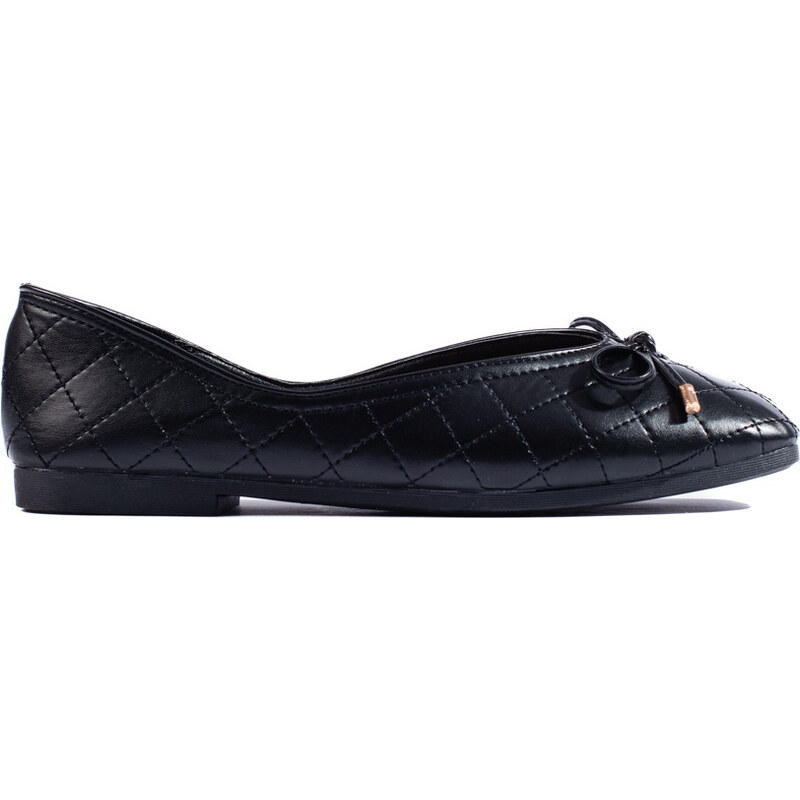 Women's classic black ballerinas Shelvt