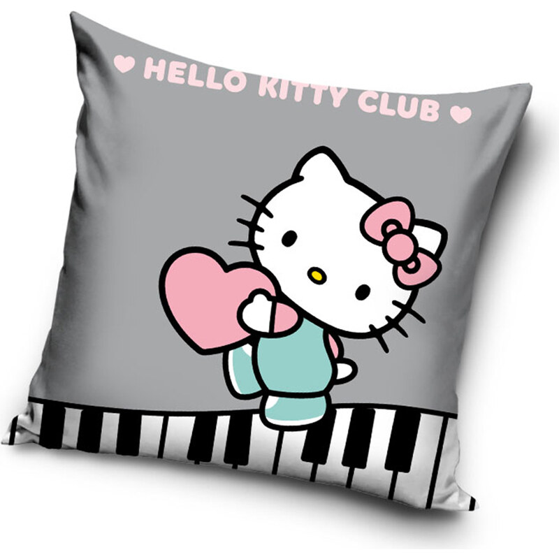 Carbotex Dětský polštářek Hello Kitty Love Piano