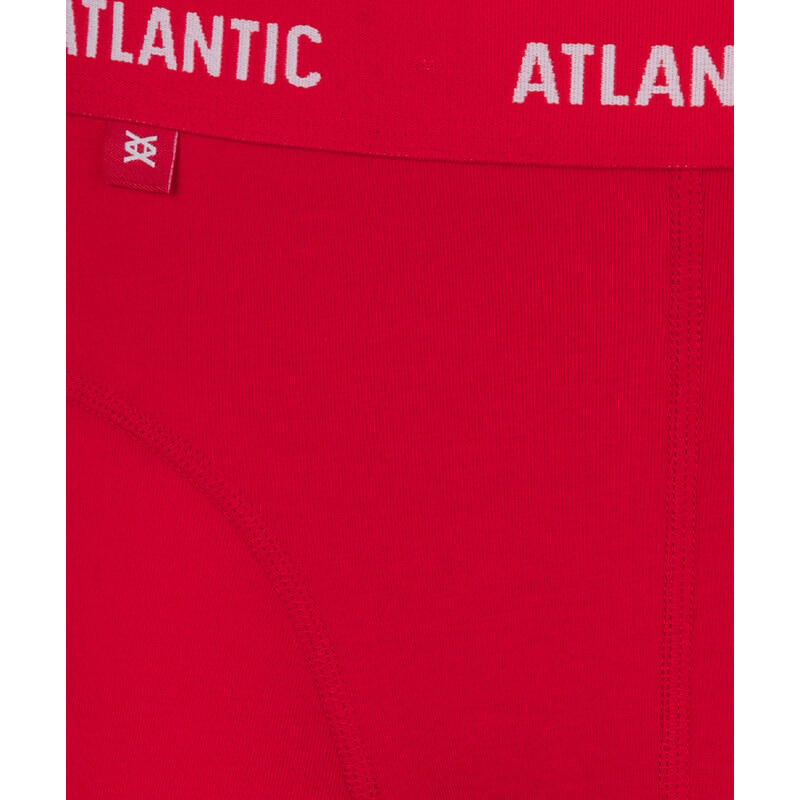 Pánské boxerky ATLANTIC Comfort 3Pack - tmavě modré/modré/červené