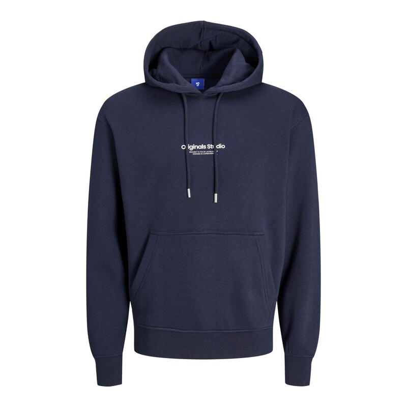 JACK & JONES Mikina JORVESTERBRO námořnická modř / bílá