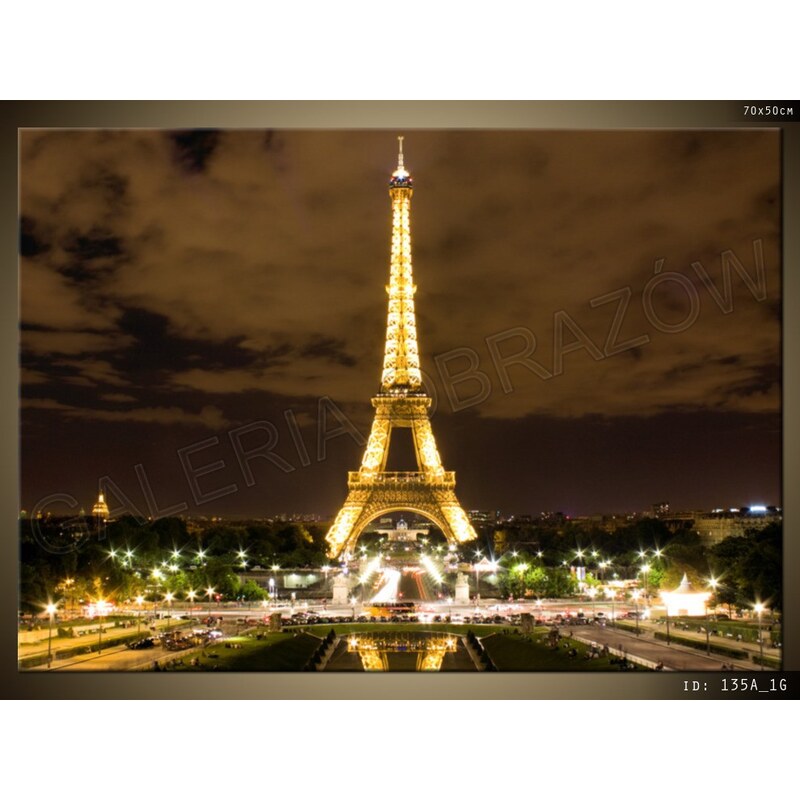 ART Obraz 70 x 50 cm Eiffelova věž