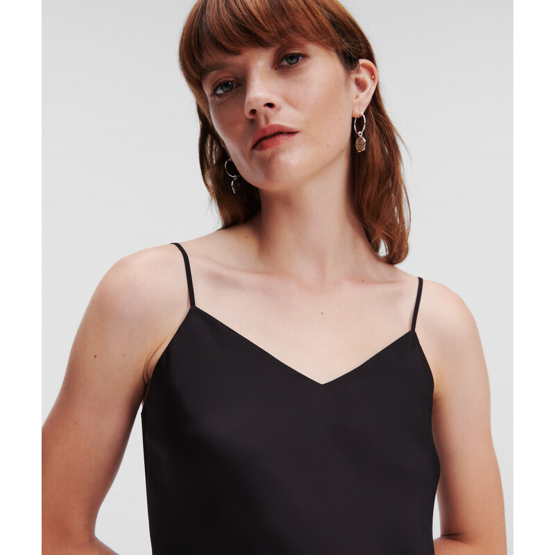 HALENKA KARL LAGERFELD SILKY CAMISOLE