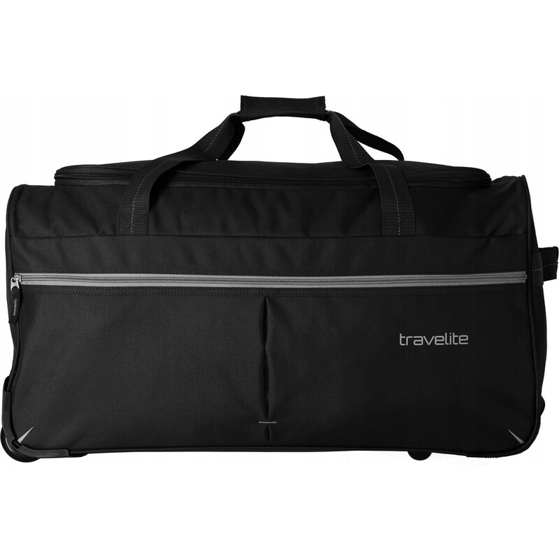 Travelite Basics Fast Cestovní taška na kolečkách 65cm Černá 73L