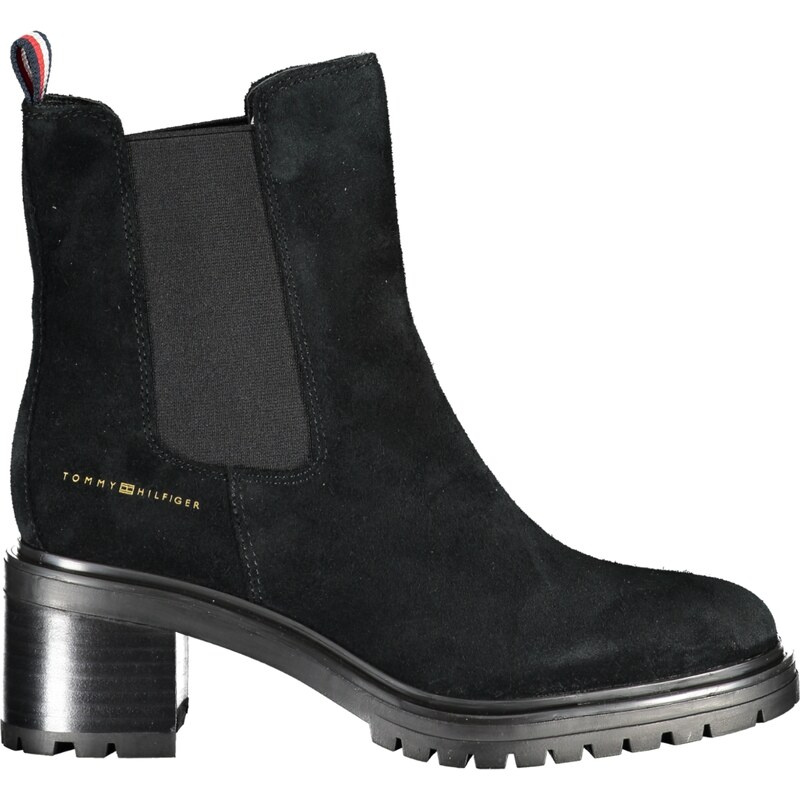 Černé kotníkové boty Tommy Hilfiger