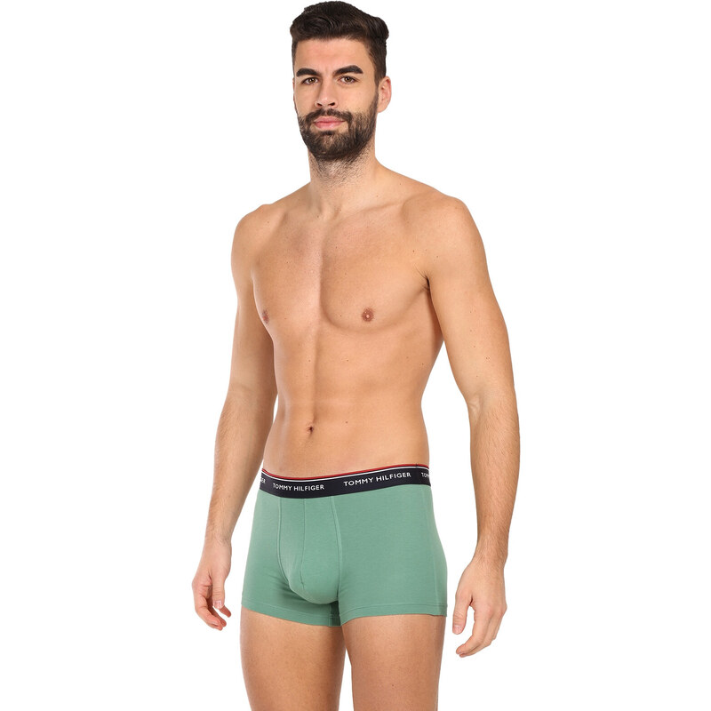 3PACK pánské boxerky Tommy Hilfiger vícebarevné (1U87903842 0Y0)