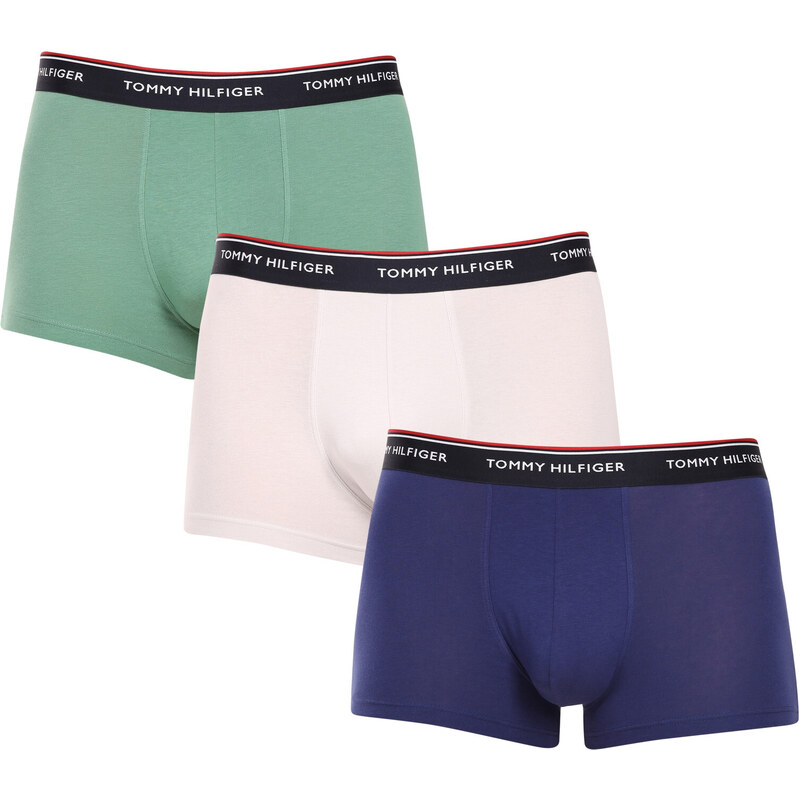 3PACK pánské boxerky Tommy Hilfiger vícebarevné (1U87903842 0Y0)