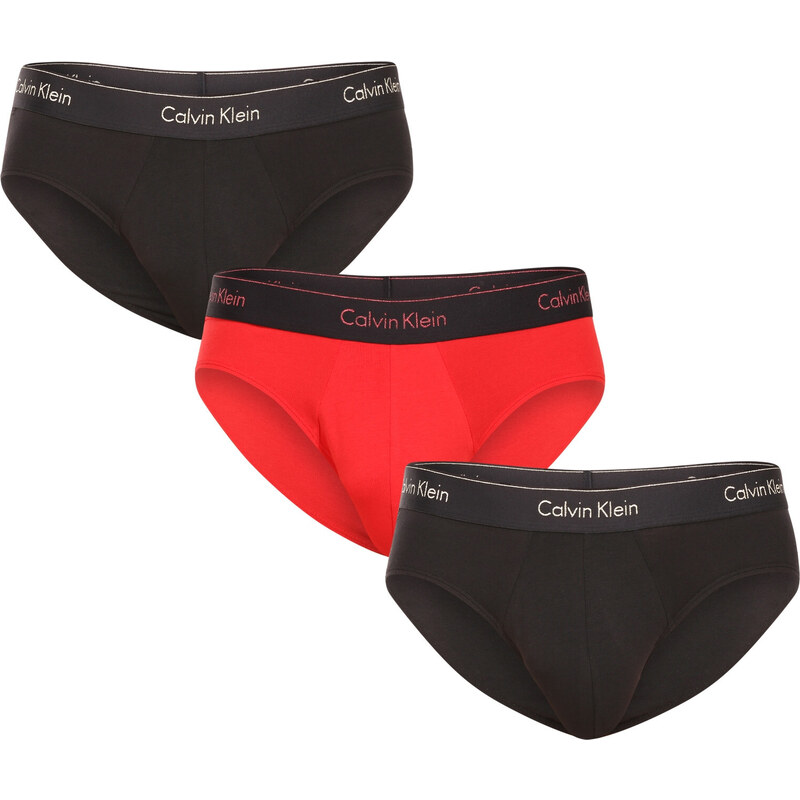 3PACK pánské slipy Calvin Klein vícebarevné (NB3871A-KHZ)