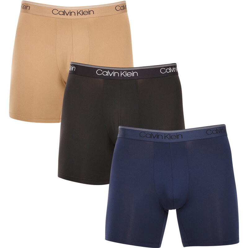 3PACK pánské boxerky Calvin Klein vícebarevné (NB2570A-KM1)