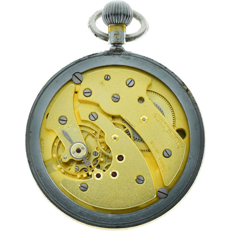 Starožitné vojenské kapesní hodinky LeCoultre z let 1940-1945