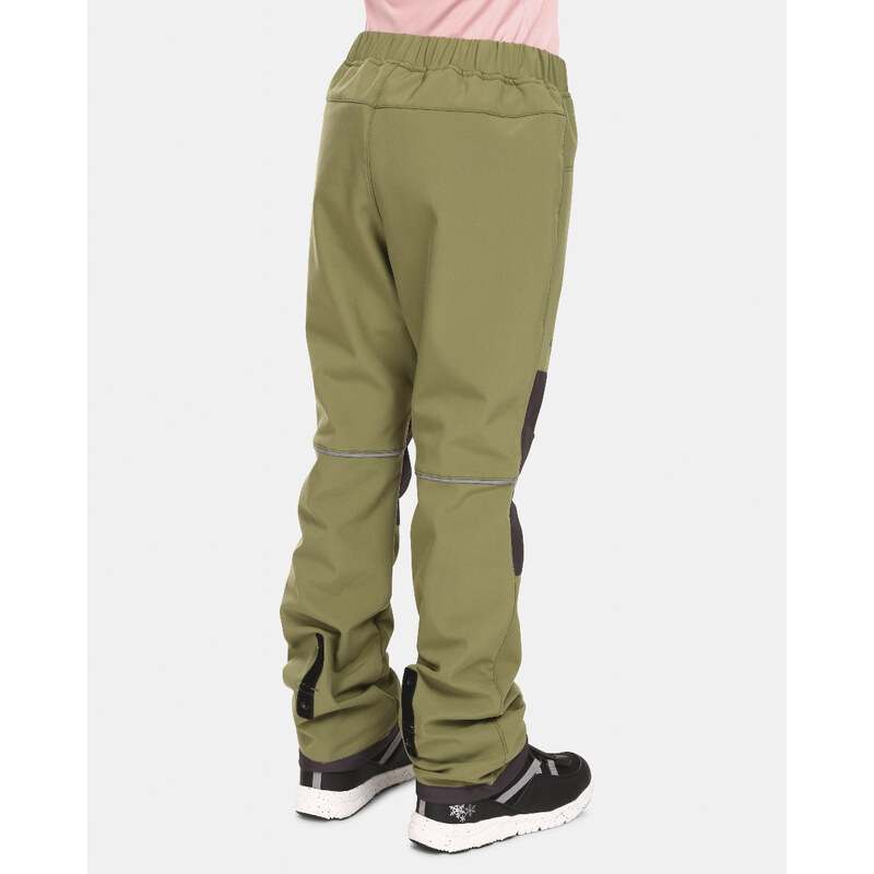 Dětské softshellové kalhoty Kilpi RIZO-J zelená