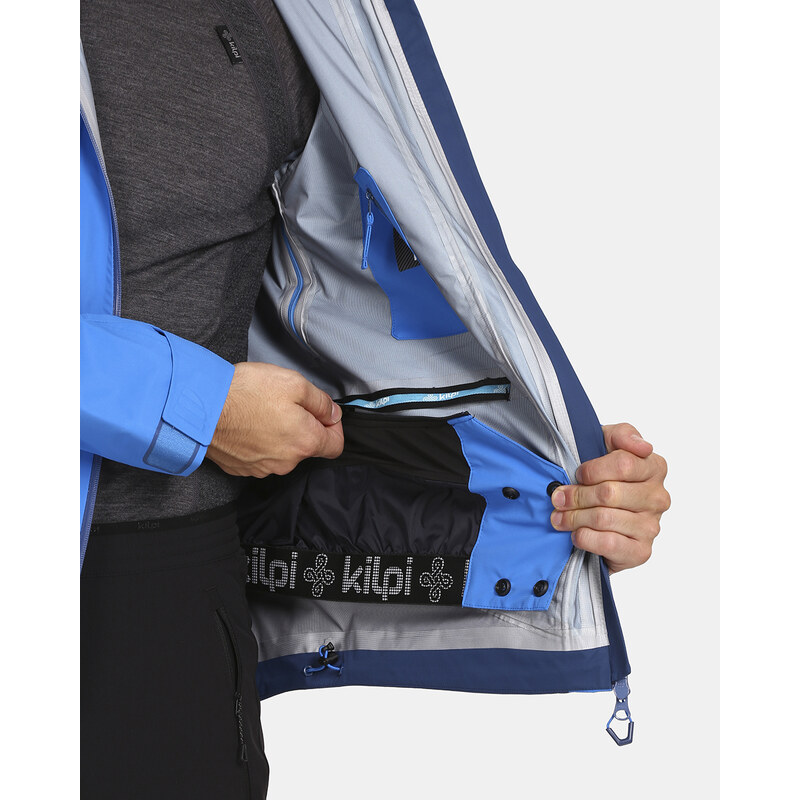 Pánská nepromokavá outdoorová bunda Kilpi HASTAR-M modrá