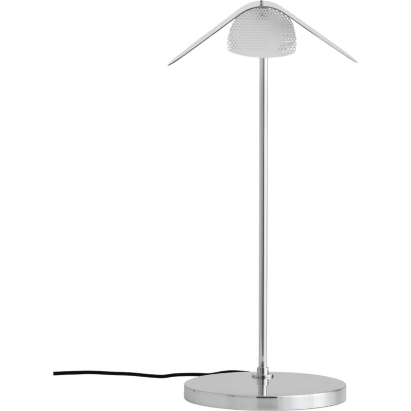 Audo CPH Stříbrná kovová stolní lampa AUDO WING 56 cm