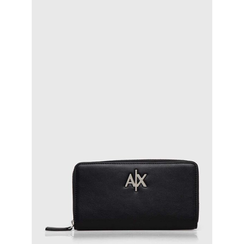 Peněženka Armani Exchange černá barva, 948068 4R700