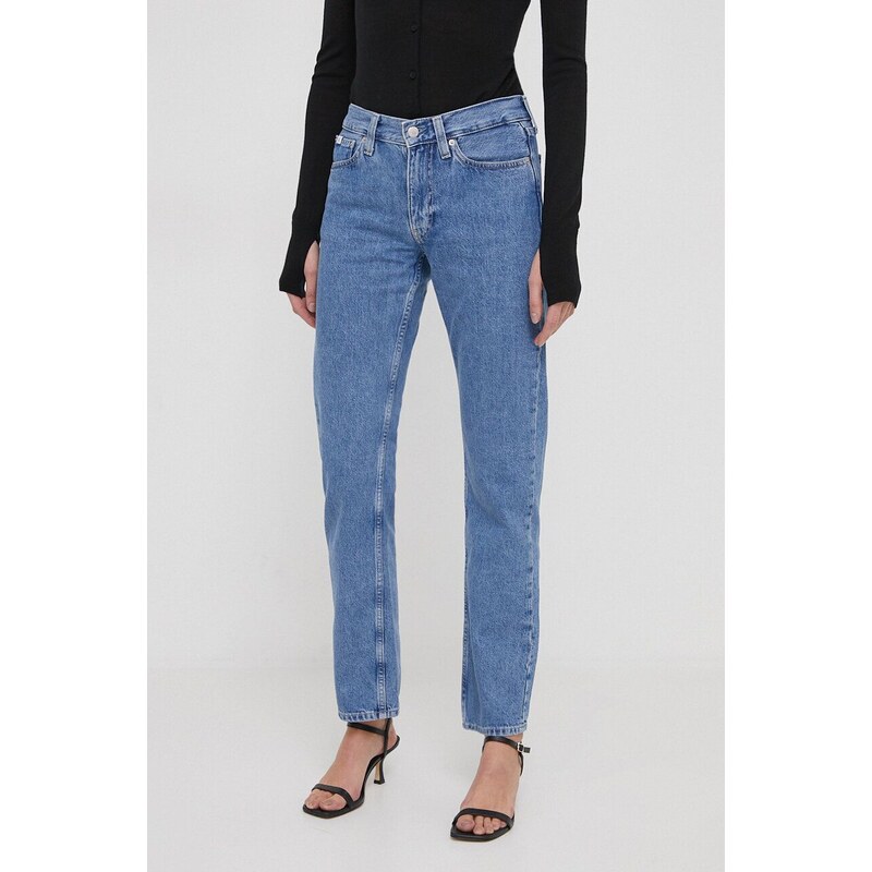 Džíny Calvin Klein Jeans dámské, high waist