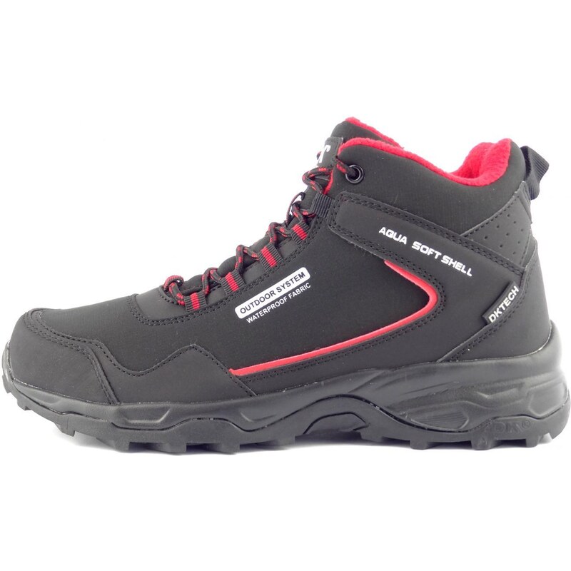 DK kotníková obuv 1029 P black red 88283525