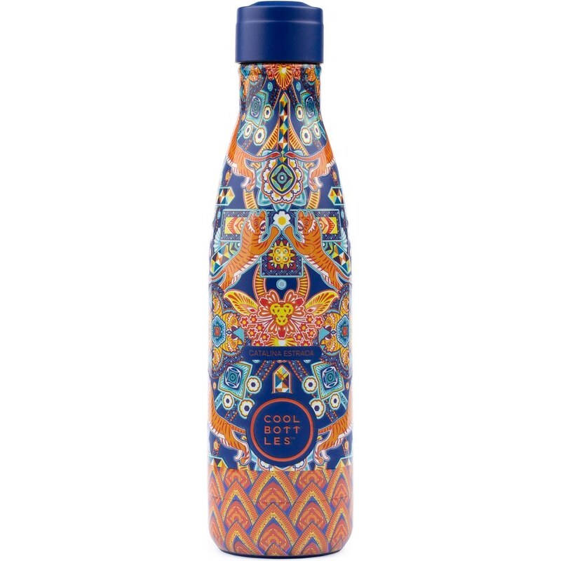 Cool Bottles Nerezová termolahev XClusive! třívrstvá 500 ml tmavě modrá