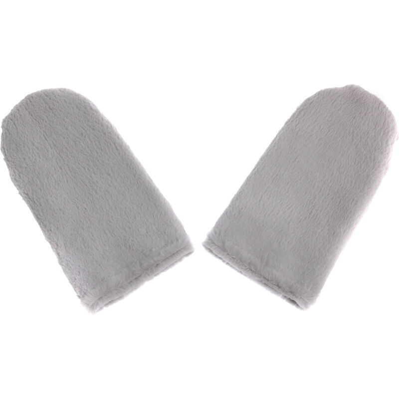 Splus Relaxační kožešinové masážní rukavice MAR66 pár šedá