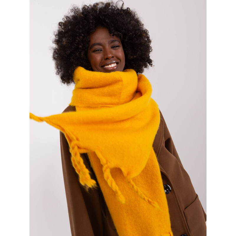 Wool Fashion Italia Scarf-AT-SZ-2313502.94P-dark yellow 107006049