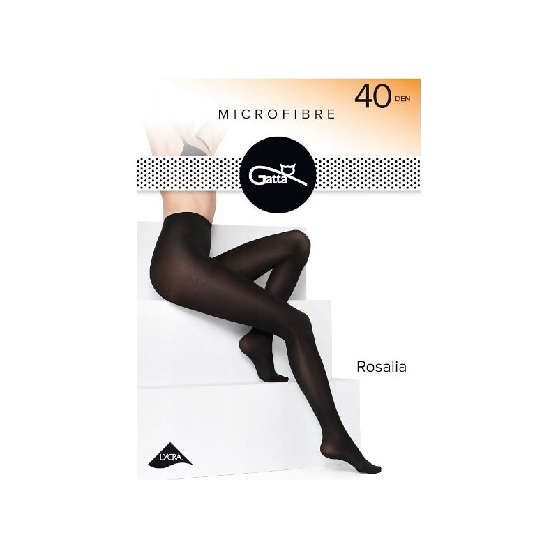 Neprůhledné punčochy Gatta Rosalia 40 den Černá 88286770