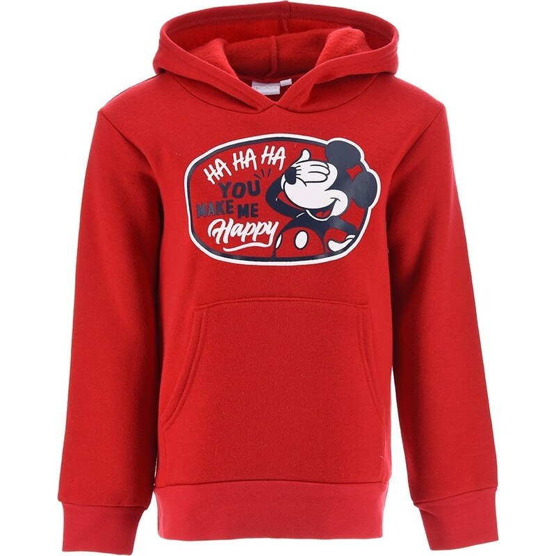 DISNEY MICKEY MOUSE ČERVENÁ DĚTSKÁ MIKINA